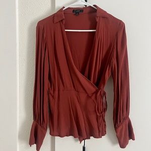 JCrew Wrap Top